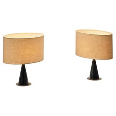 Paire de lampes de table finlandaises par Maria Lindeman, Finlande 20e siècle