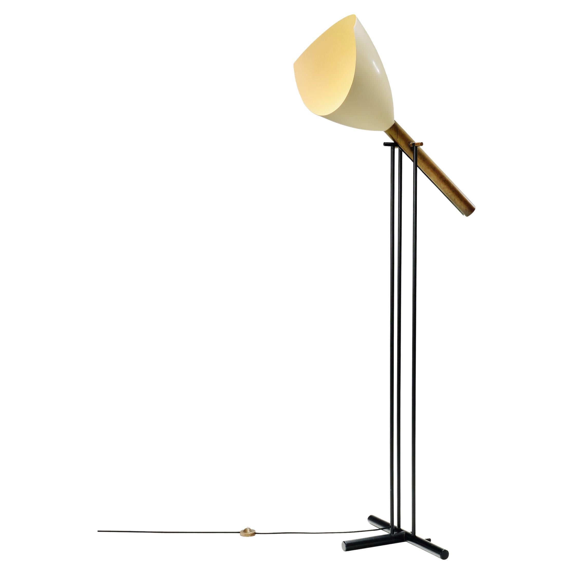 Lámpara de pie Angelo Lelii Modelo "Televisione" para Arredoluce, Italia 1956