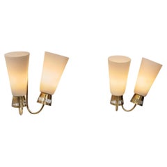 Model "EY60" Wall Lamps by Itsu, Finland Mid-20th Century