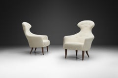 Ein Paar „Stora Eva“-Sessel von Kerstin Hörlin-Holmquist für NK, Schweden, 1950er Jahre