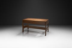 Mid-Century Modern Writing Desk with Integrated Drawers, Italy 1960s