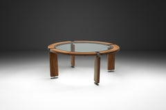 Sculptural Glass Coffee Table by Esko Pajamies, Finland 2nd half of the 20th C.