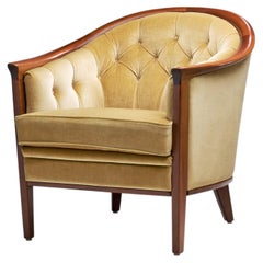 Fauteuil « Aristokrat » de Bertil Fridhagen pour Bröderna Andersson, Suède, années 1960