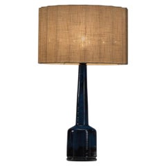 Lampe de table en céramique émaillée, créée par Jørgen Holstein, Danemark, années 1970