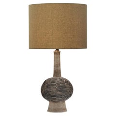 Model "812" Stoneware Table Lamp by Jette Hellerøe for Axella, Denmark ca 1960s