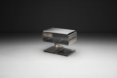 "Sequenza" Side Table with Pivotable Top by François Monnet, France ca 1970s