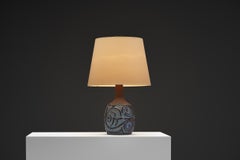 Steingutlampe Modell „631“ von Jette Hellerøe für Axella, Dänemark, 1970er Jahre