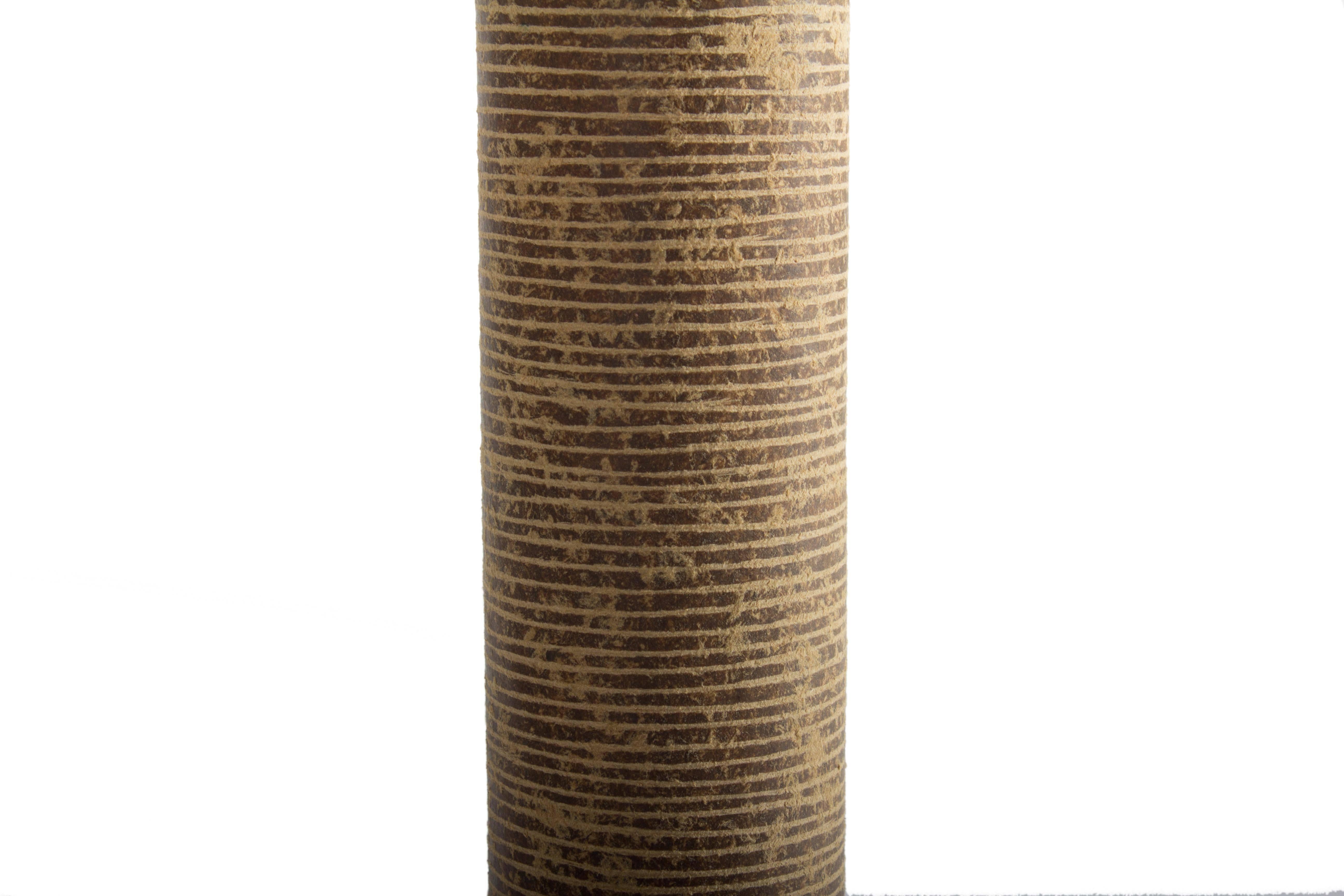 Organic Modern Organic Anfora Vase by Brazilian Designer Domingos Tótora, Large Ribbed