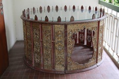 Centre Table Repurposed from a Traditional Burmese Drum/Percussion Circle