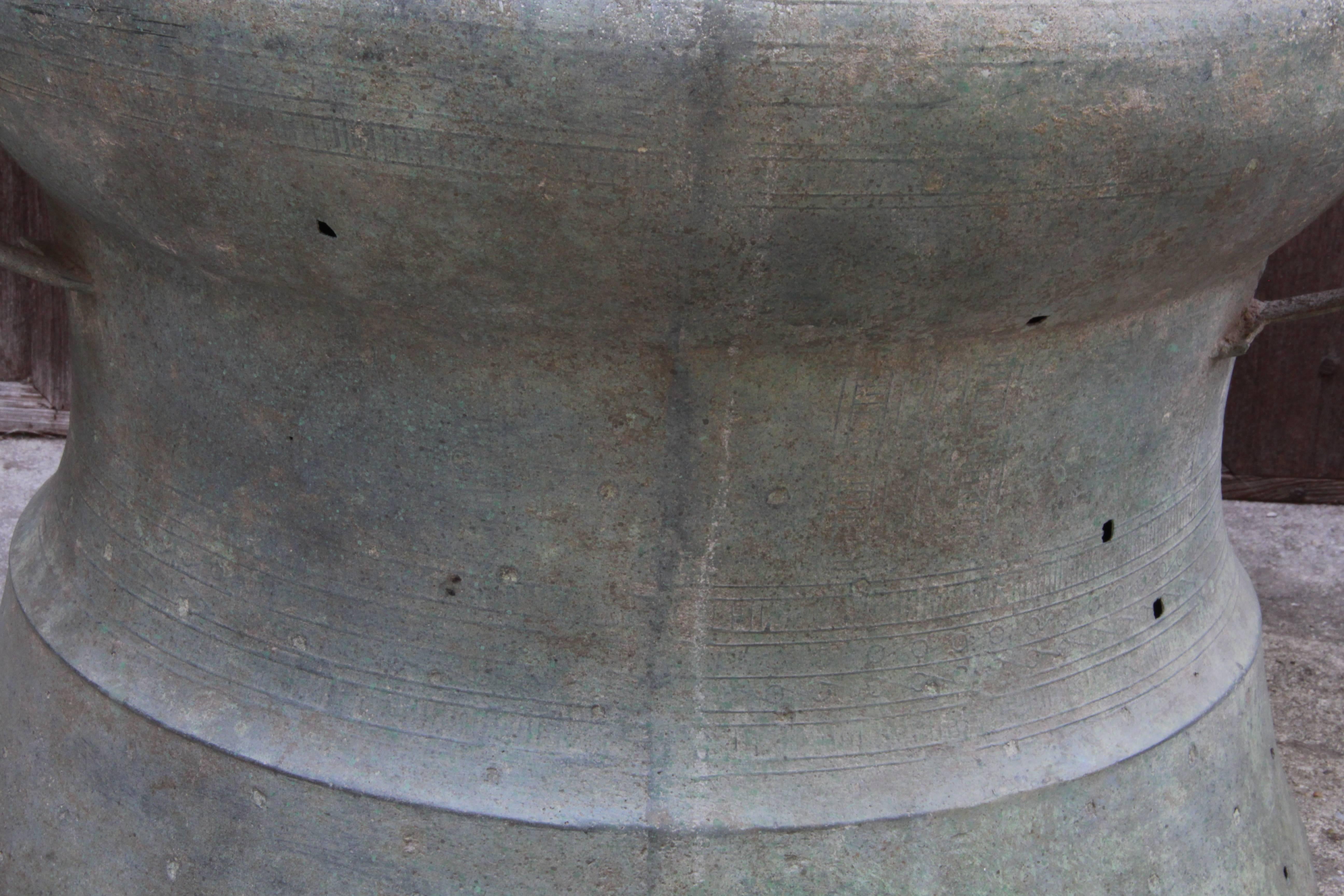 Dong Son Civilization ‘Vietnam’ Excavated Bronze Ritual Drum For Sale 1