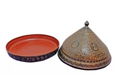 Burmese Black Gilded “Shwei-Zawa” Lidded Lacquered Bowl