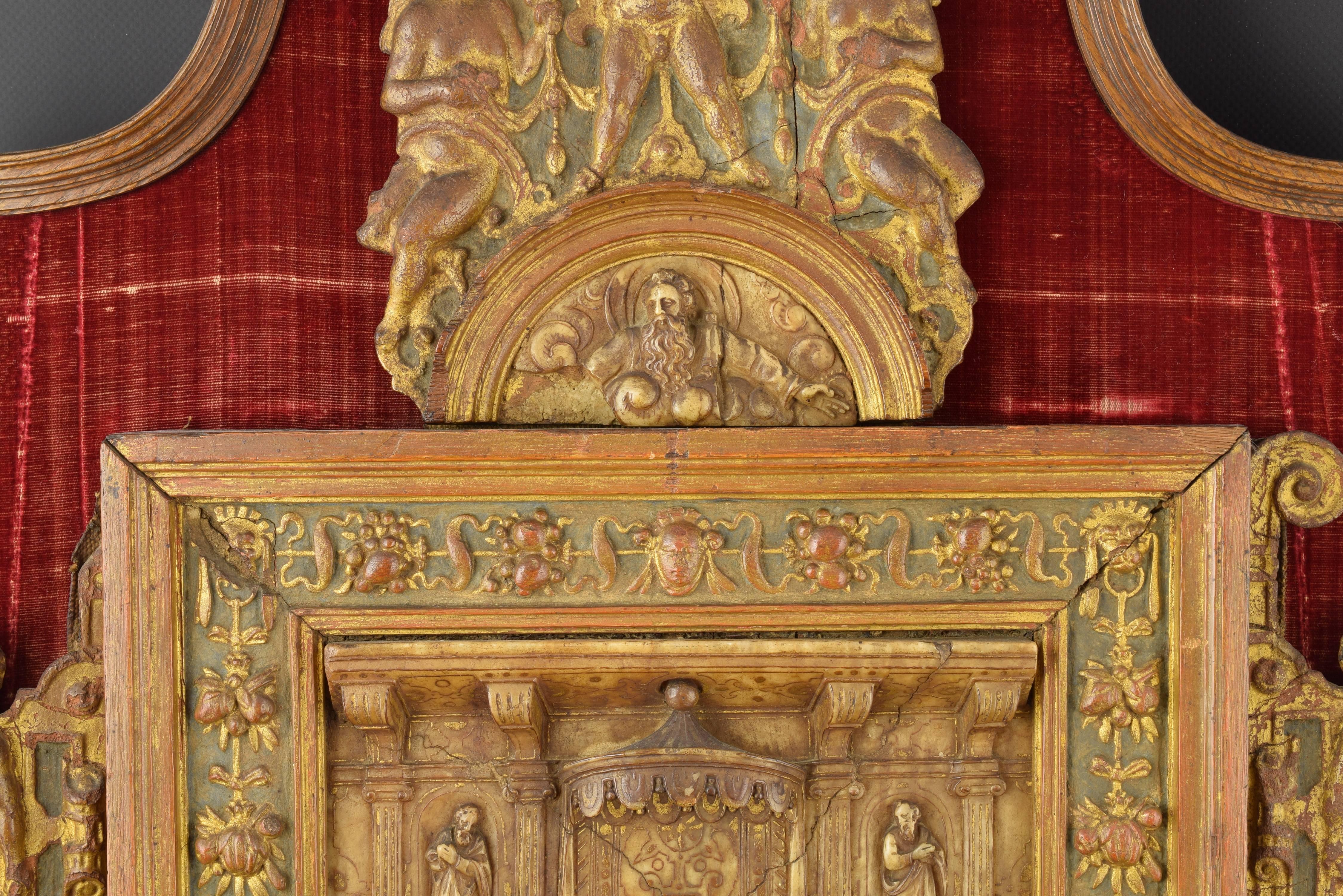 European Domestic Altar, Alabaster and Wood, Possibly Malines ‘Mechelen’ Mid-16th Century