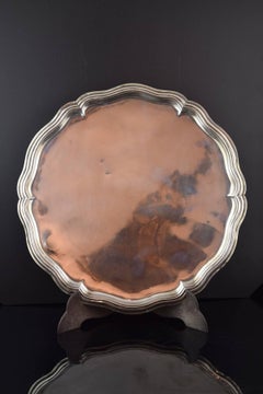 Silver Tray, Toribio Sanz de Velasco, Salamanca, Spain, circa 1800