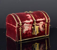Velvet Covered Chest, Spain, 16th Century