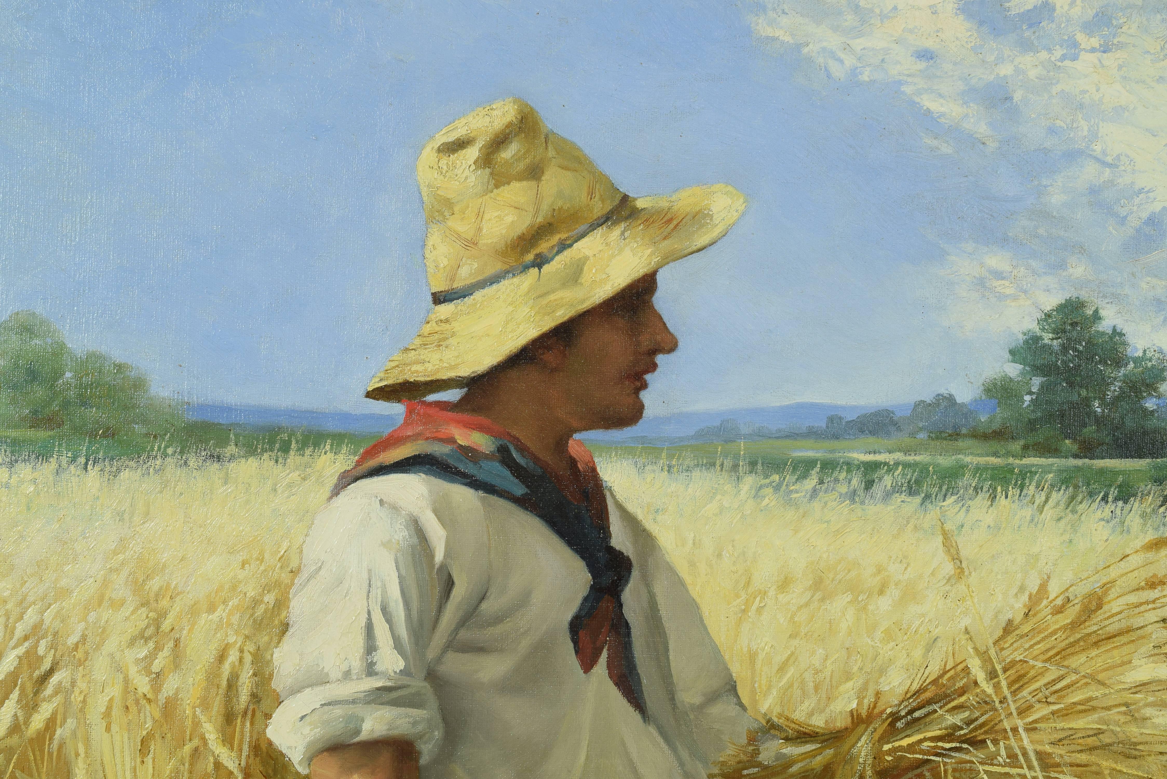 « The reaper », Ignacio Diaz Olano, Espagne, 1890. Excellent état - En vente à Madrid, ES