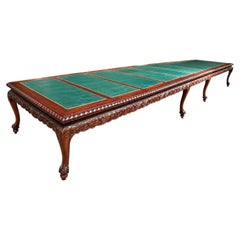 Extending Table Mahogany, Metal, Etc, England, circa 1930