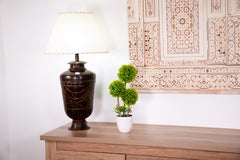 Bronze Table Lamp, Shade Not Included