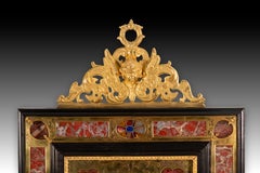 Reliquary frame with miniature, Mystical Marriage of Saint Catherine. 17th c.