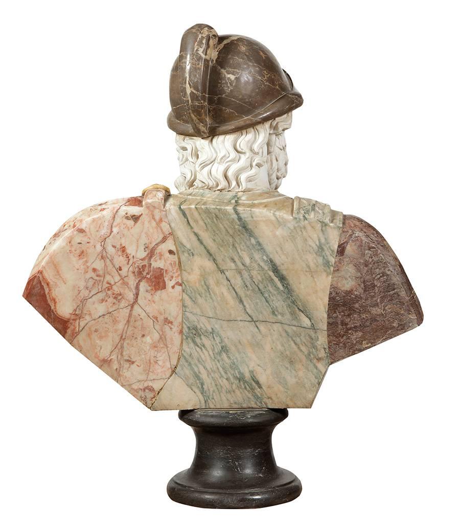 Roman Style Marble Bust, 20th Century In Excellent Condition In Madrid, ES