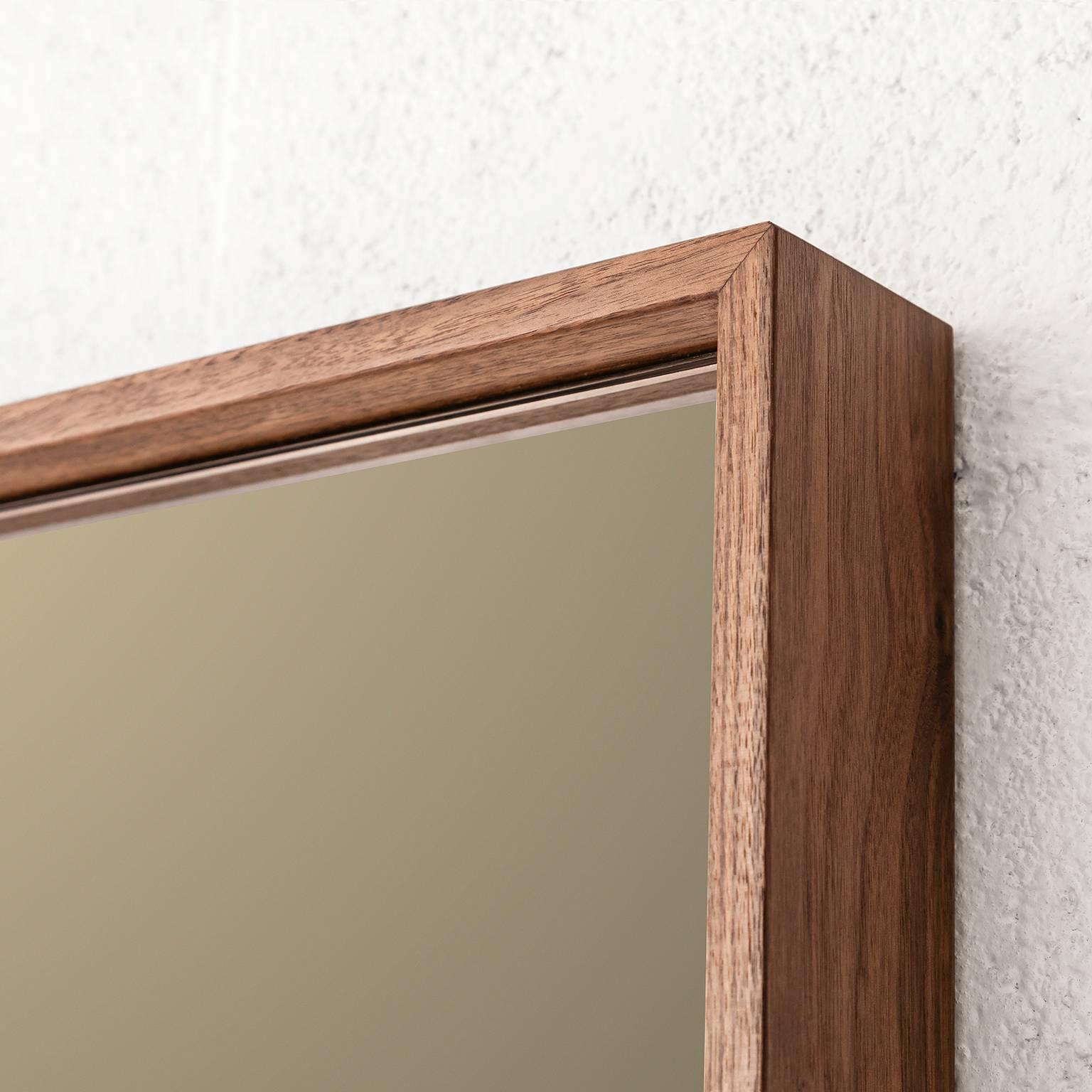 Contemporary Walnut with Bronze and Grey Mirror by Vivian Carbonell For ...