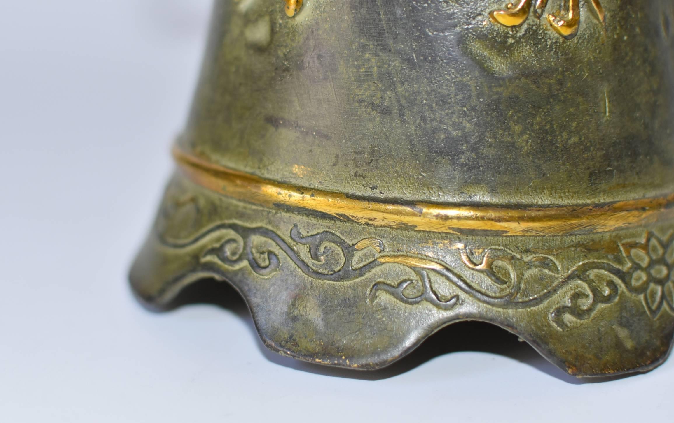 Chinese Pair of Bronze Temple Bells