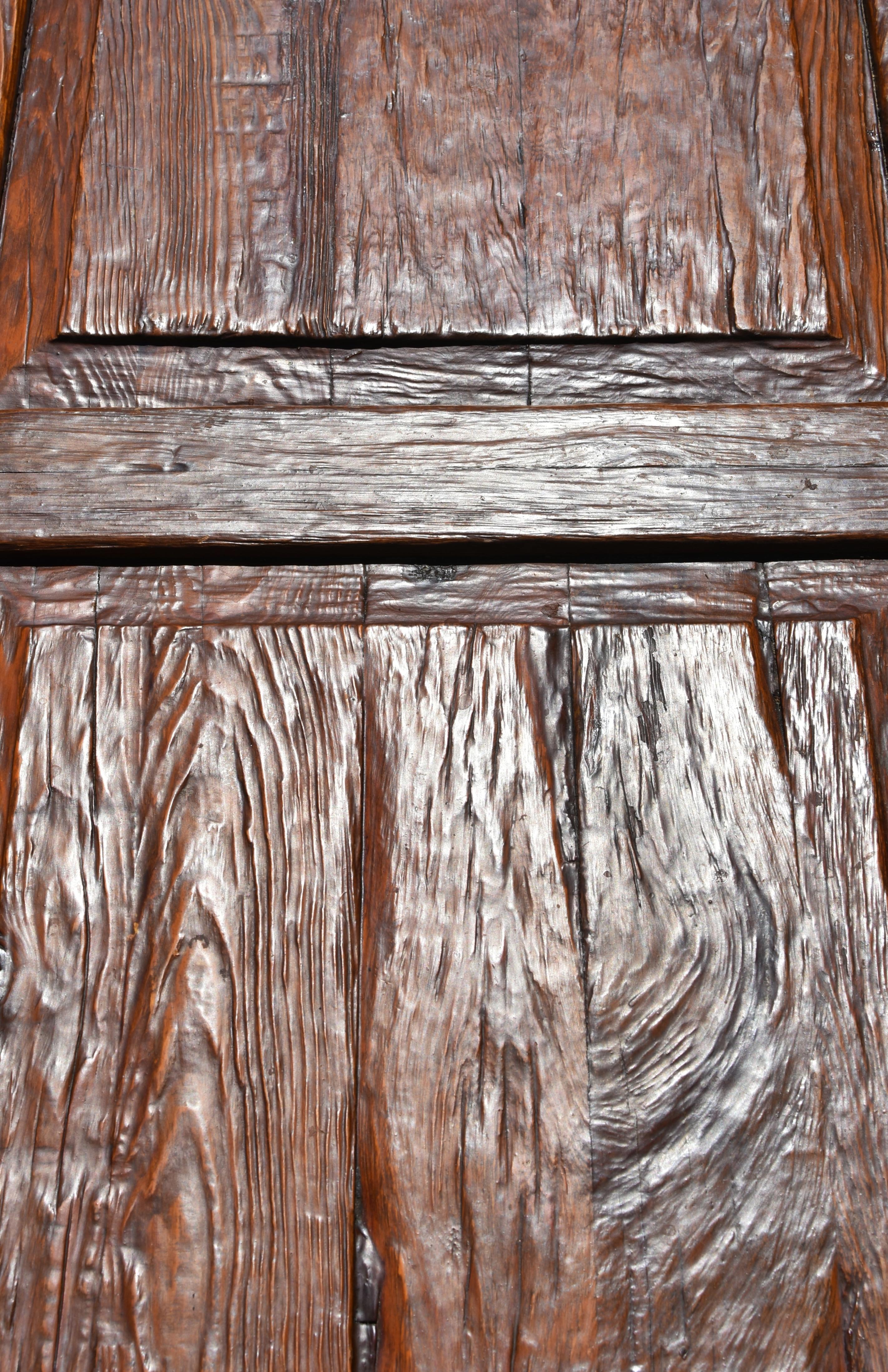 Spanish Colonial Coffee Table with Wrought Iron Base For Sale 7