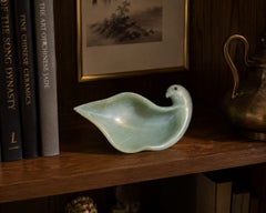 Aventurine Dove Bowl Hand Carved Gemstone Quartz Bowl