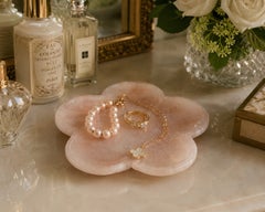 Strawberry Rock Crystal Peach Blossom Plate Gemstone Plate