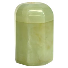 Serpentine Jar Toothpick Holder Incense Matchstick Vanity Use