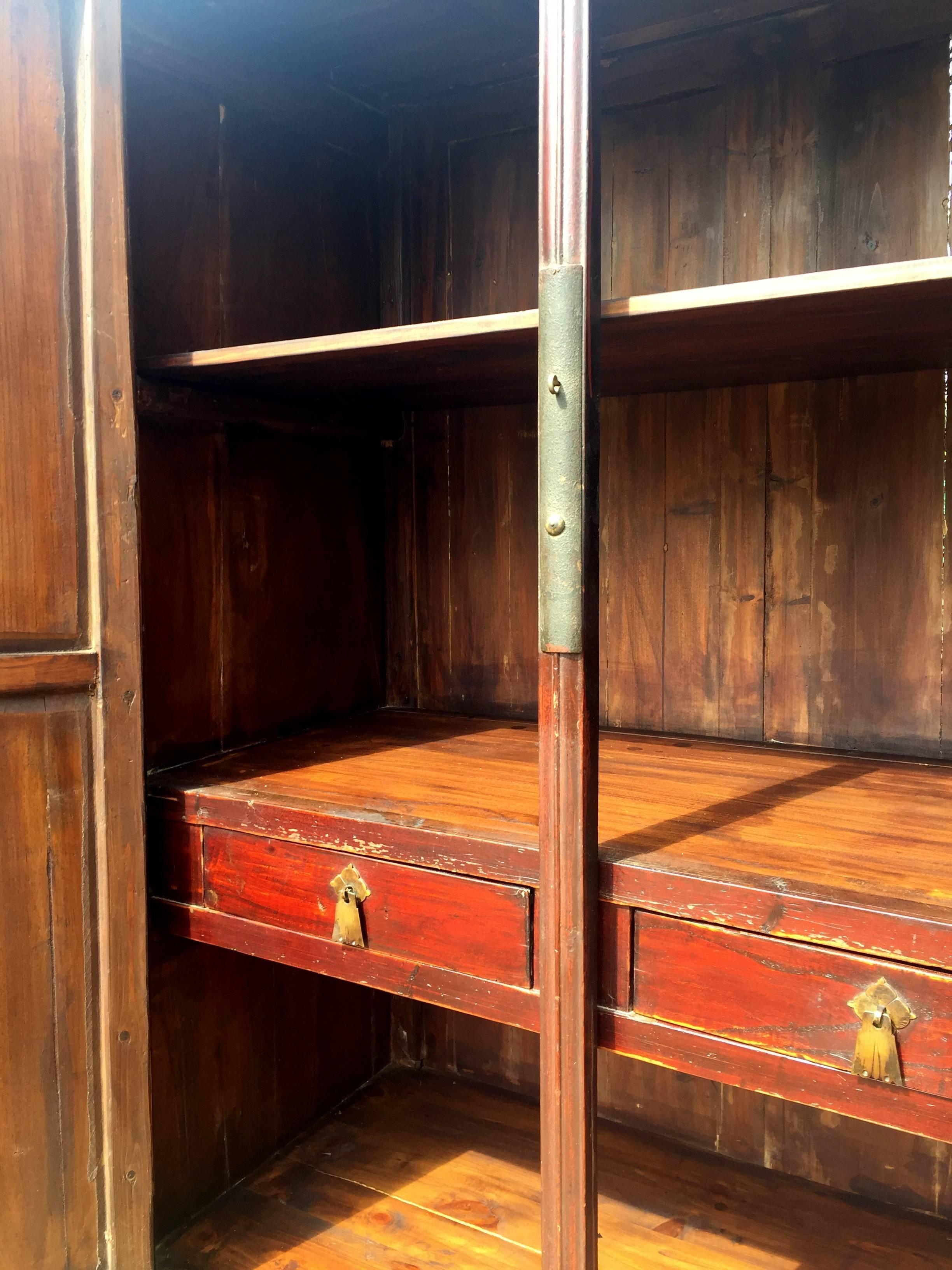 Large Antique Tibetan Cabinet 4