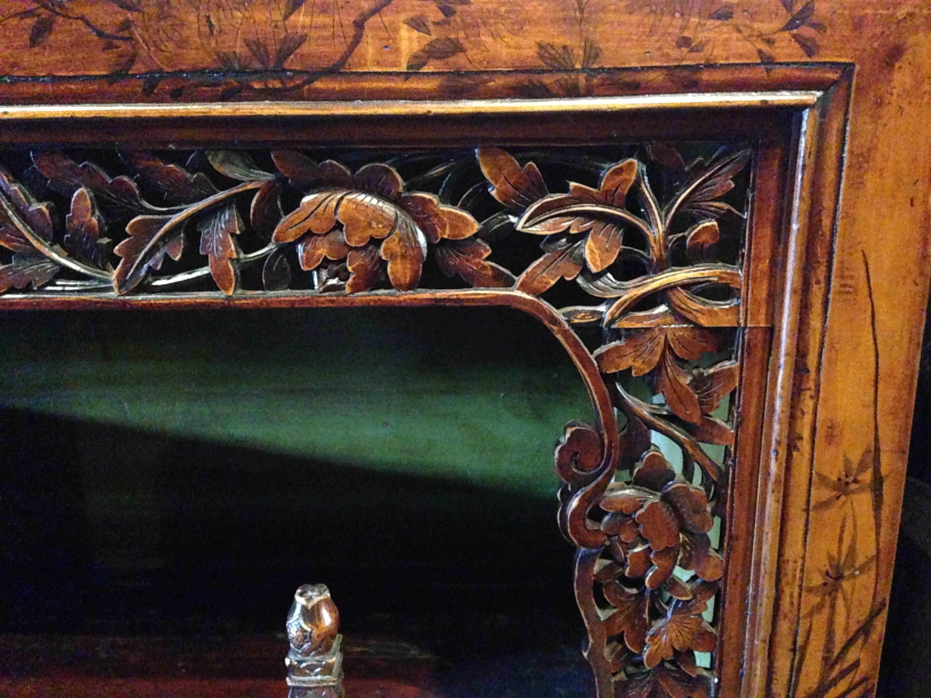19th Century Chinese Antique Scholar's Chest Bookcase