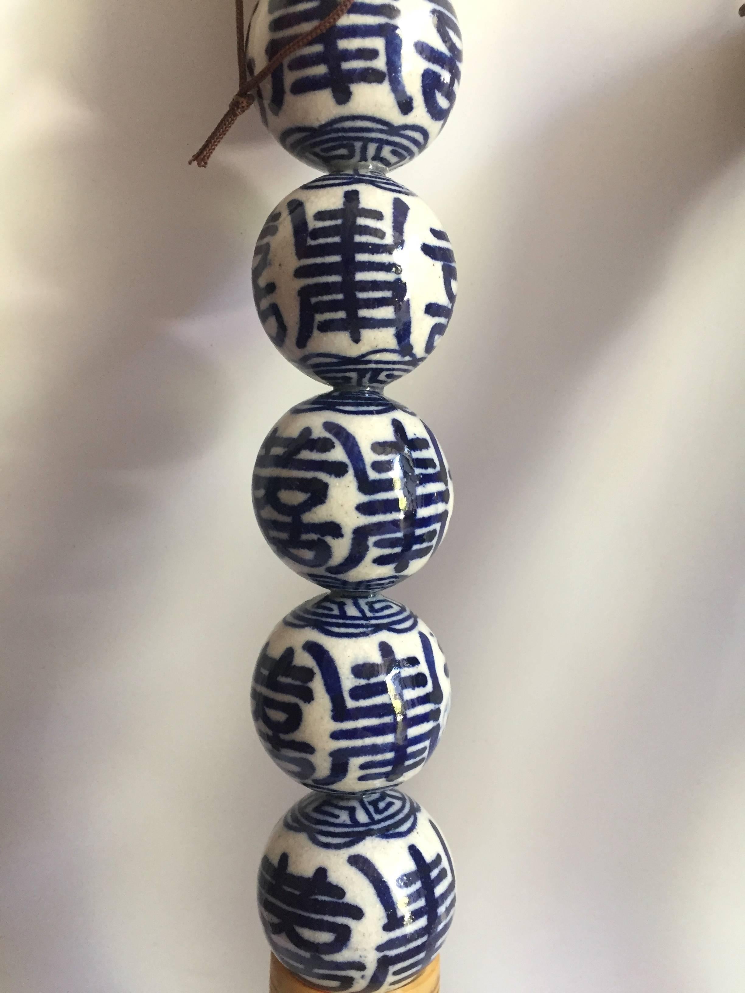 Our new collection of brushes are beautiful. Featured here a set of 3 pieces, two in stone, one in porcelain. The blue and white porcelain balls have the symbols of longevity hand painted on them. These brushes make stunning displays, can be used to