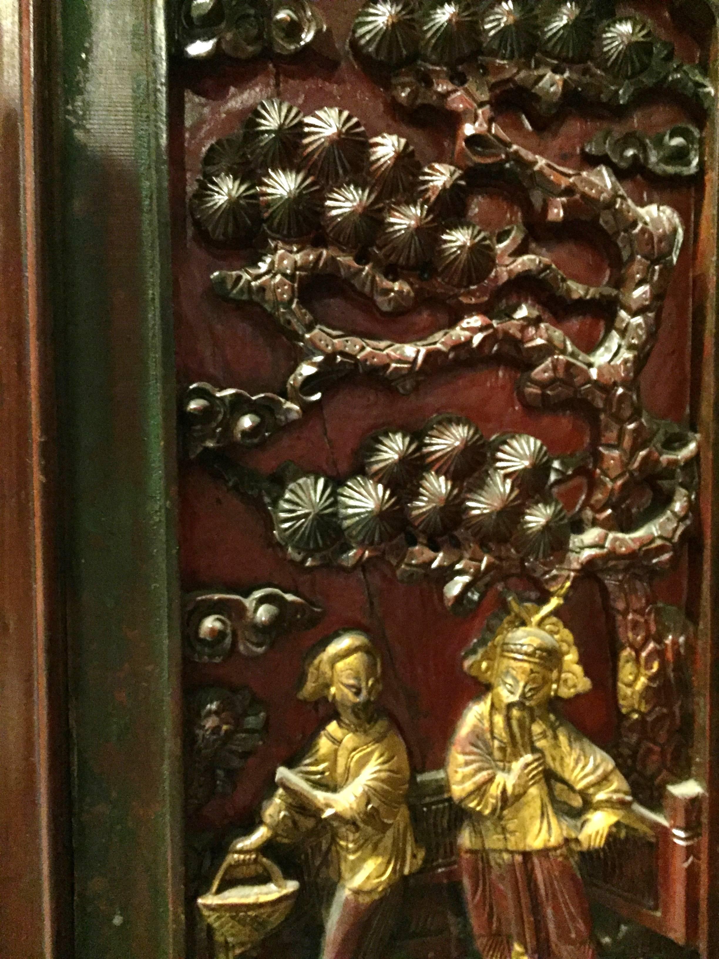 Chinese Antique Cabinet with Mother-of-Pearl Inlay 4