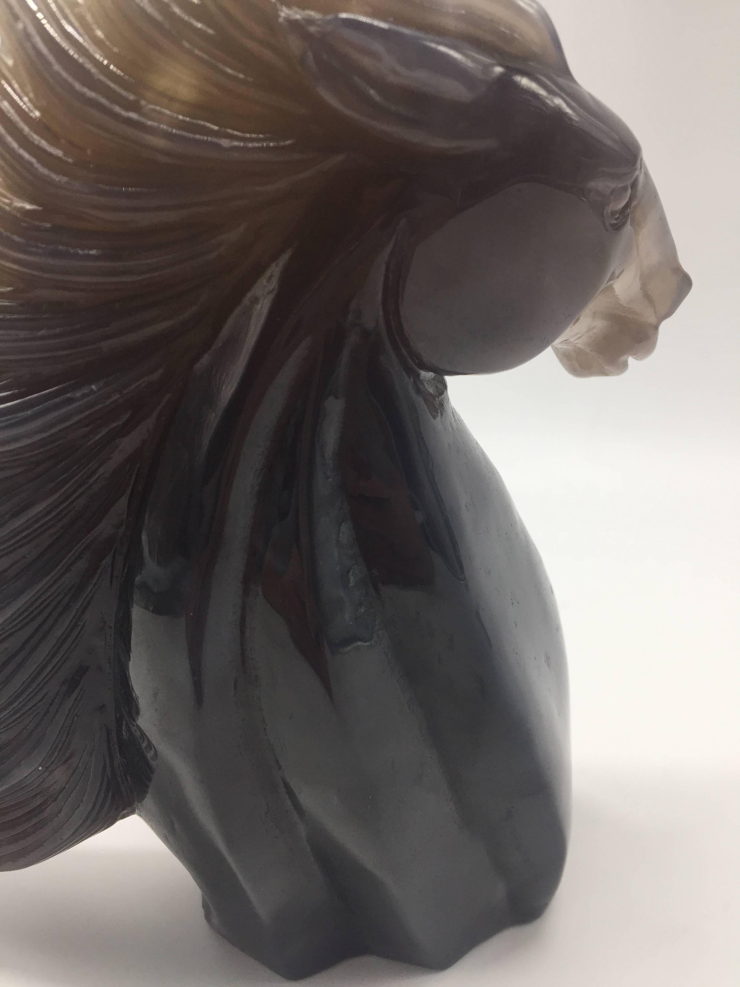 Natural Agate Horse #1 4