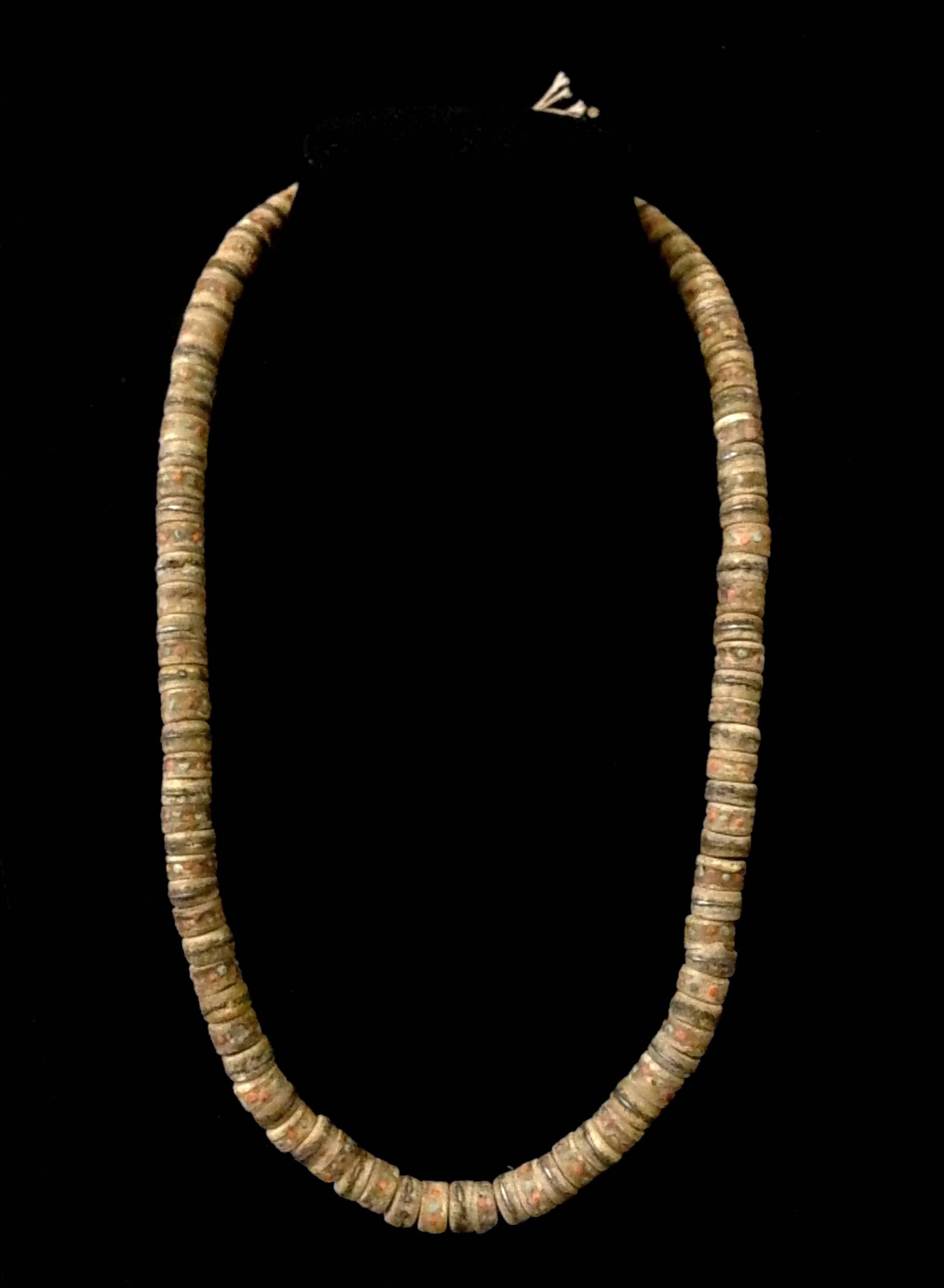 Antique Tibetan Bone Necklace 1