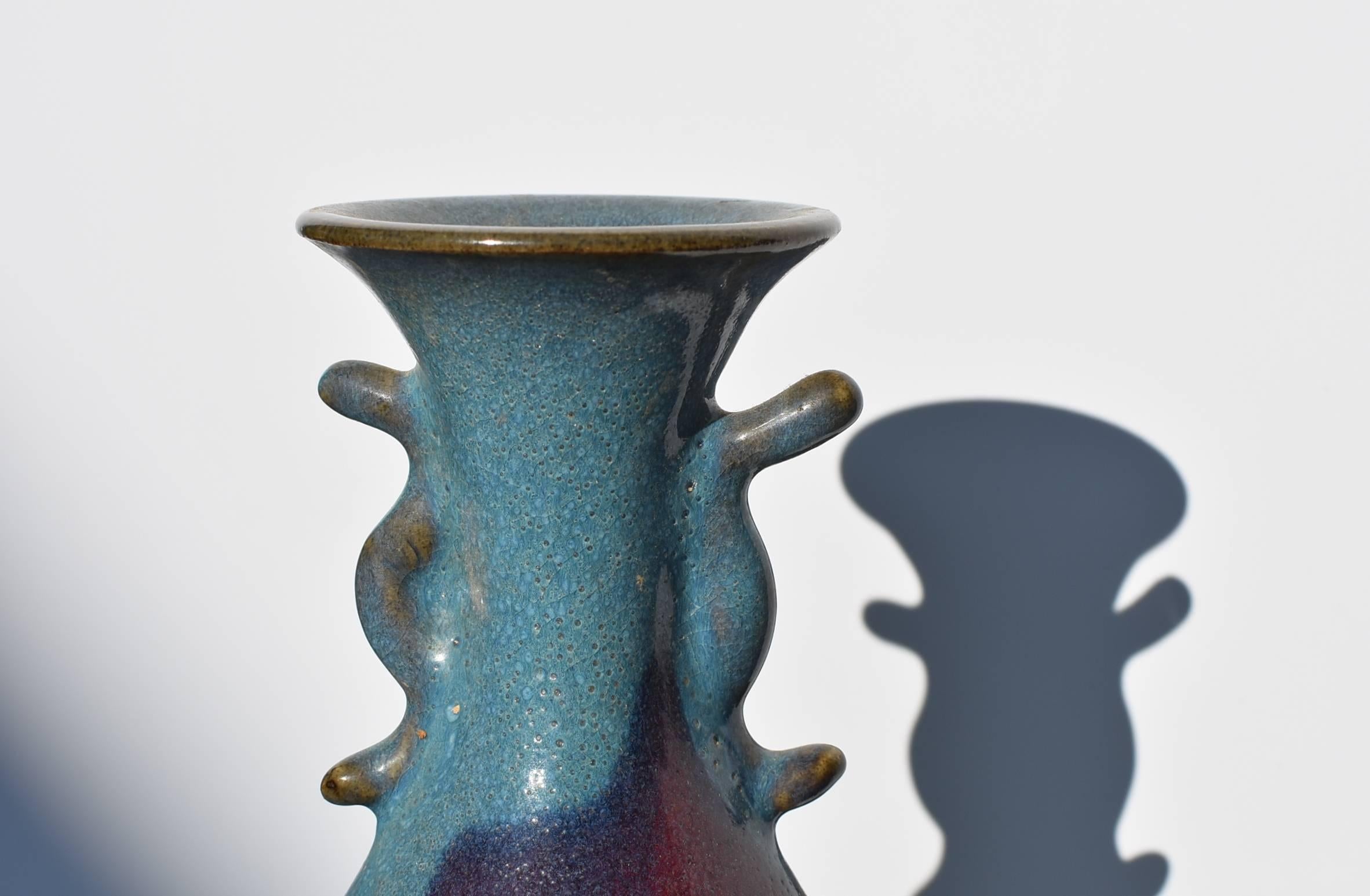 Chinese Tang Style Jun Ware Porcelain Vase, Censer 1