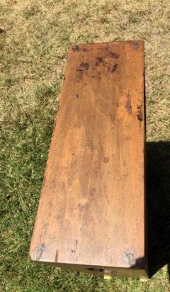 Small Antique Chest, Miniature Chest, with Open Light and Dragon Scroll