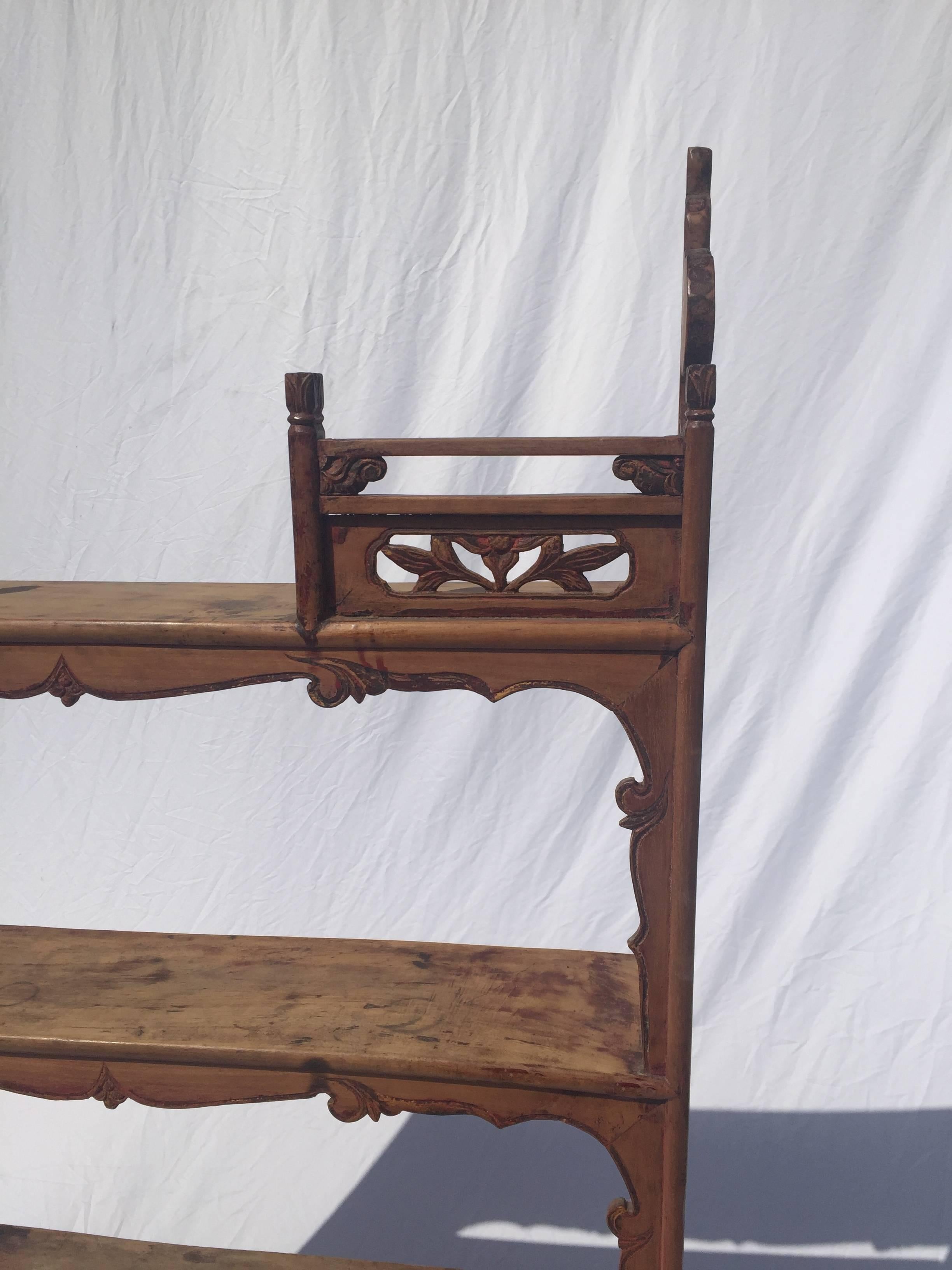 Chinese Antique Shelf, Stand Alone or Wall Mounting