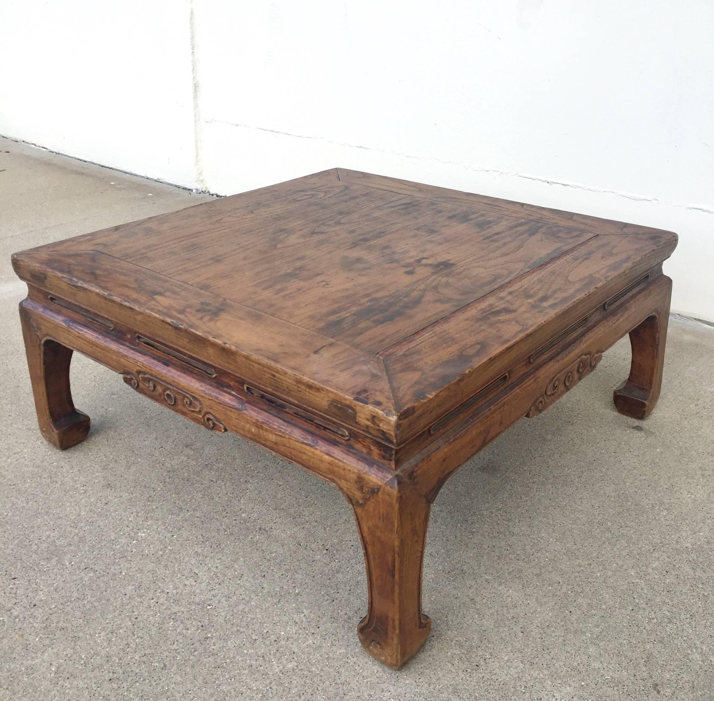 Antique Chinese Low Table In Good Condition In Somis, CA