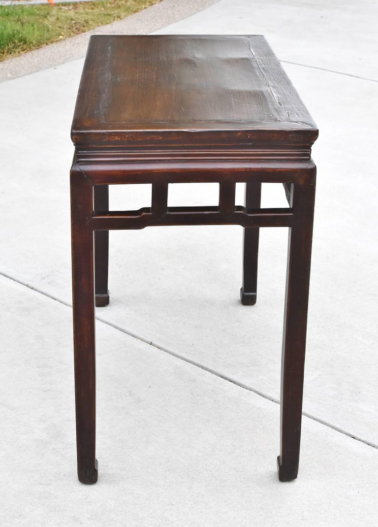 Chinese Antique Side Table, Ming Style, Double Sided at 1stDibs