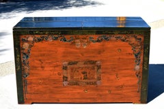 Antique Mongolian Chest, Genghis Khan