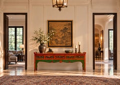 Monumental 19th Century Chinese Extra Long Console Altar Table, 8 ft Long