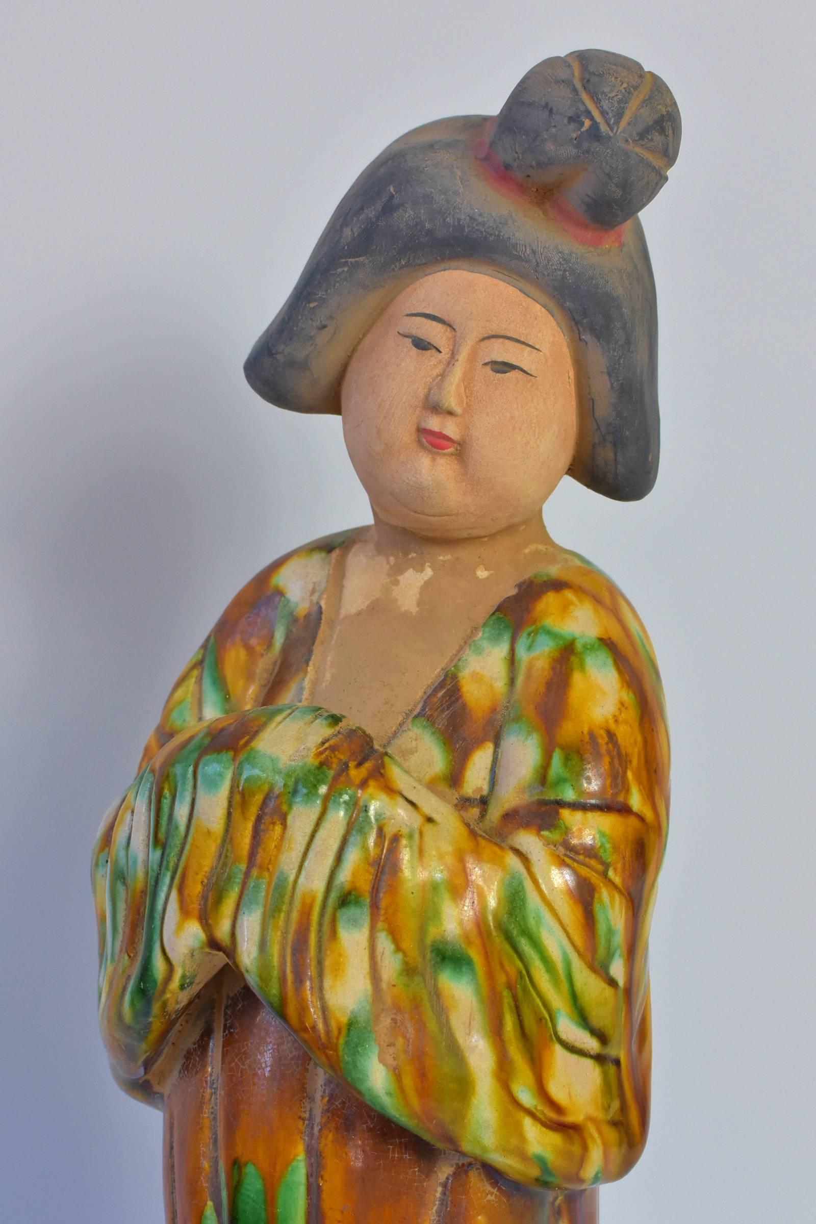 Terracotta Court Lady, Tang Style San Cai 2