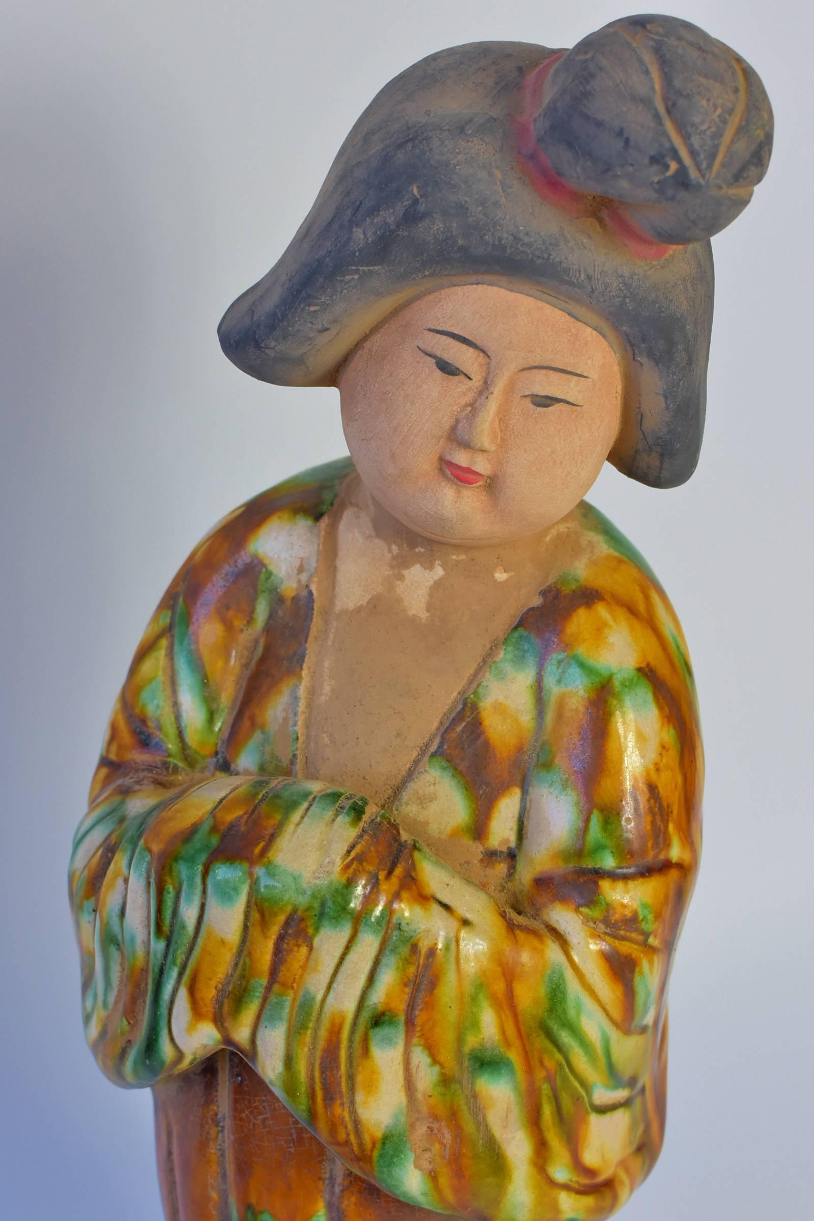 Terracotta Court Lady, Tang Style San Cai 3