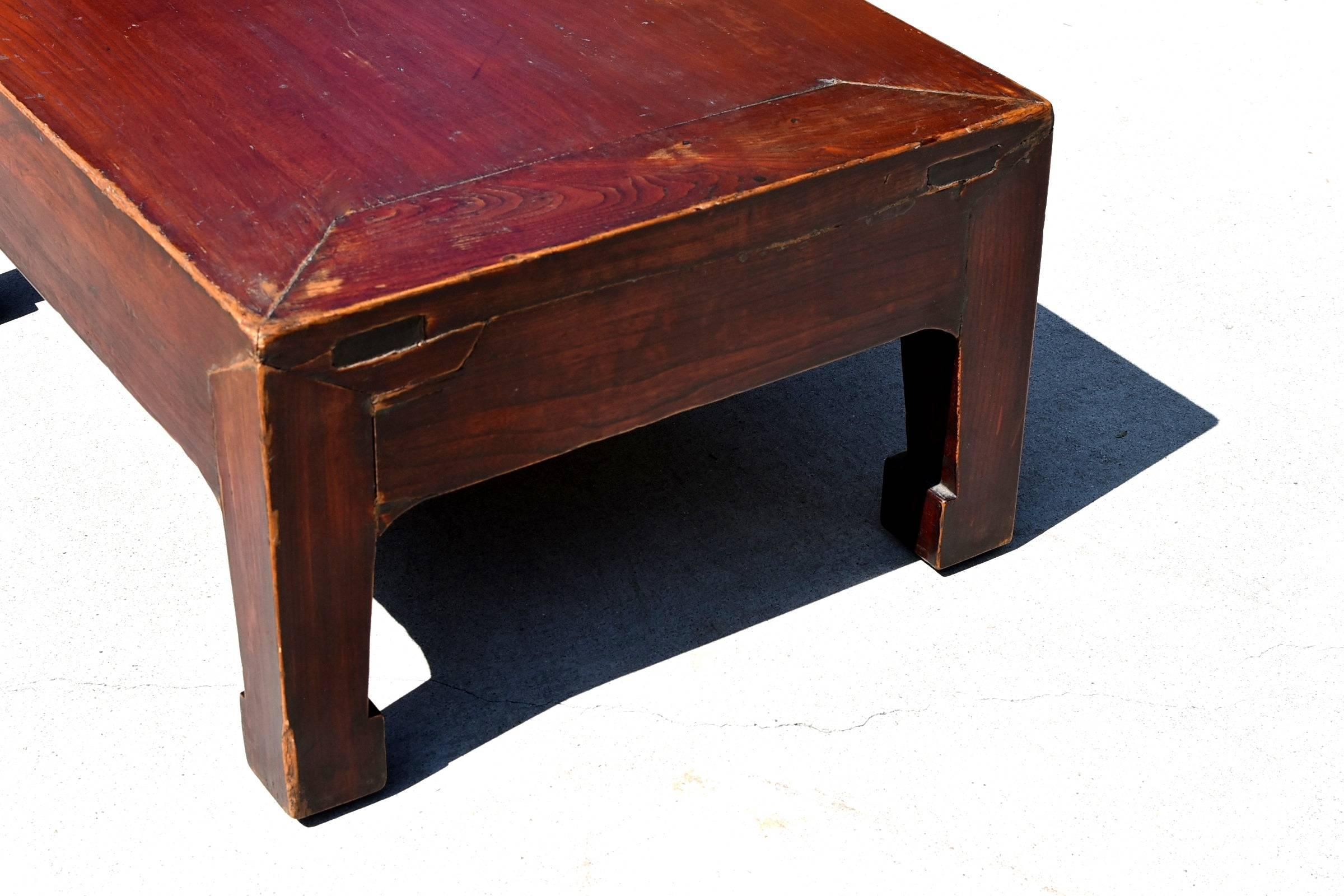 Wood Antique Low Table