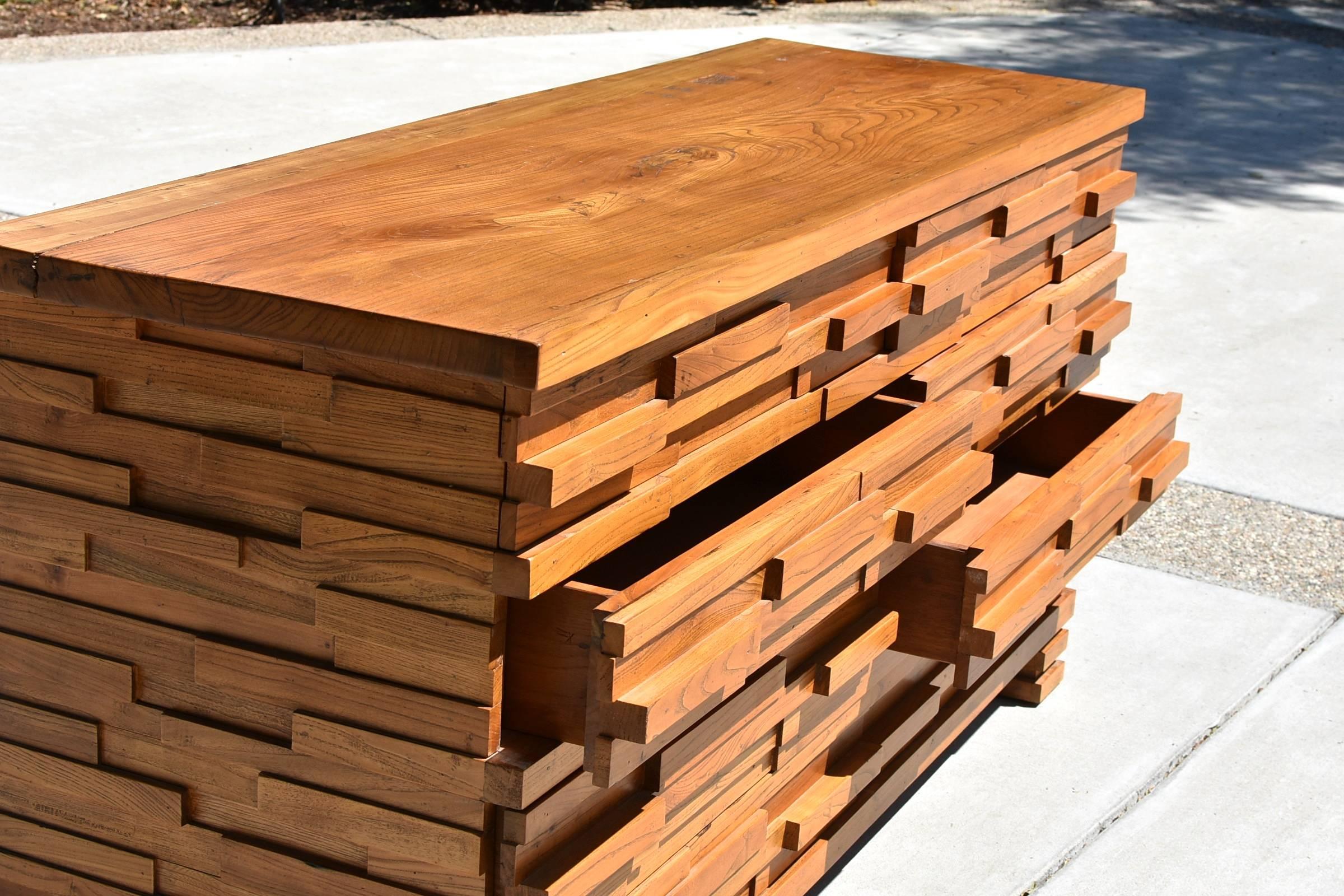 Solid Wood Eight-Drawer Credenza, from 2016 Movie 