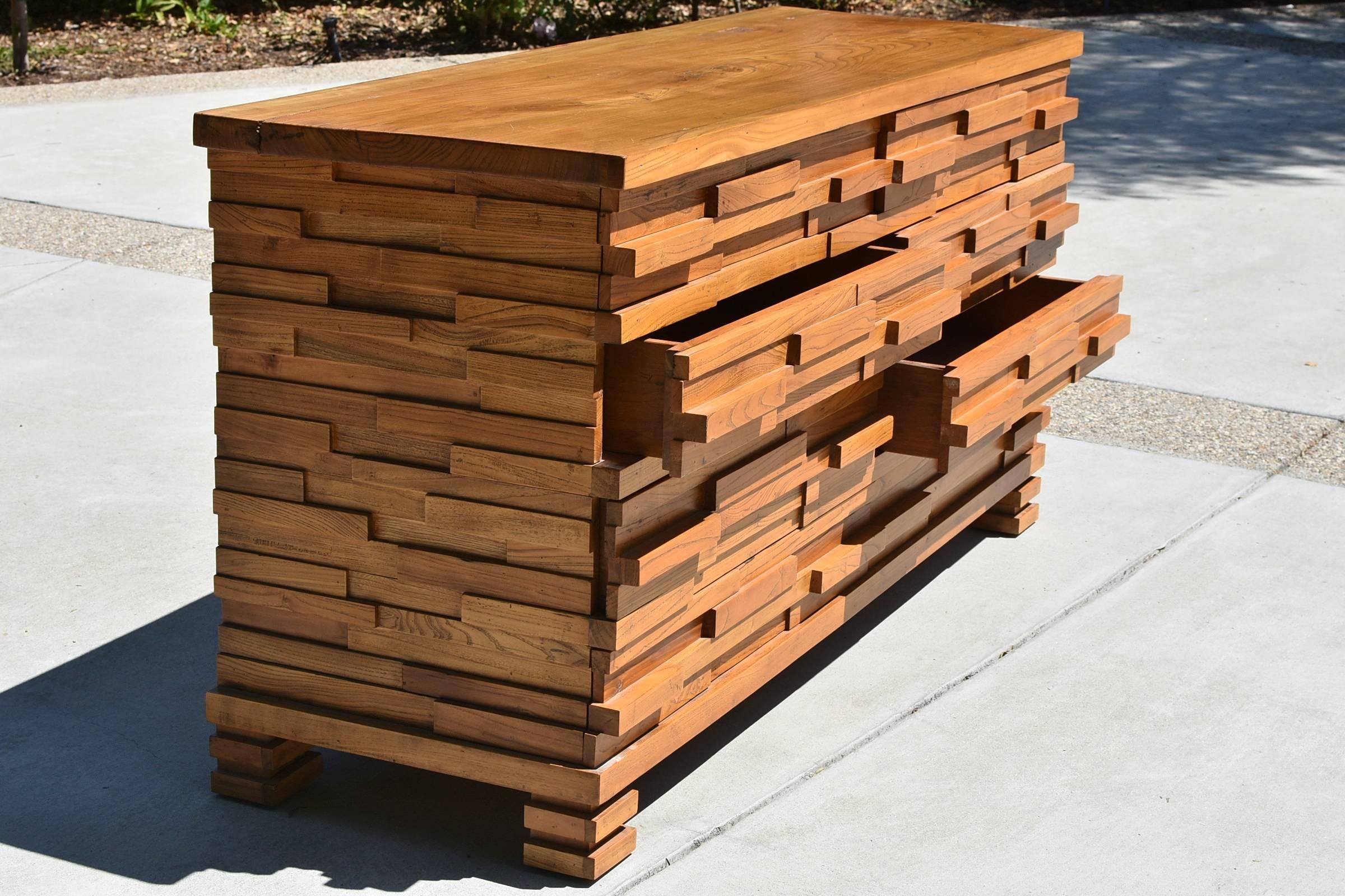 Solid Wood Eight-Drawer Credenza, from 2016 Movie 