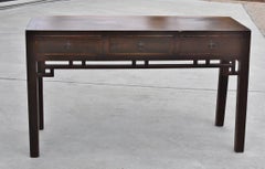 Antique Three-Drawer Eternity Console Table