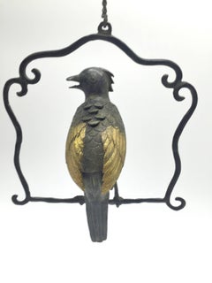Bronze Parrot Incense Burner