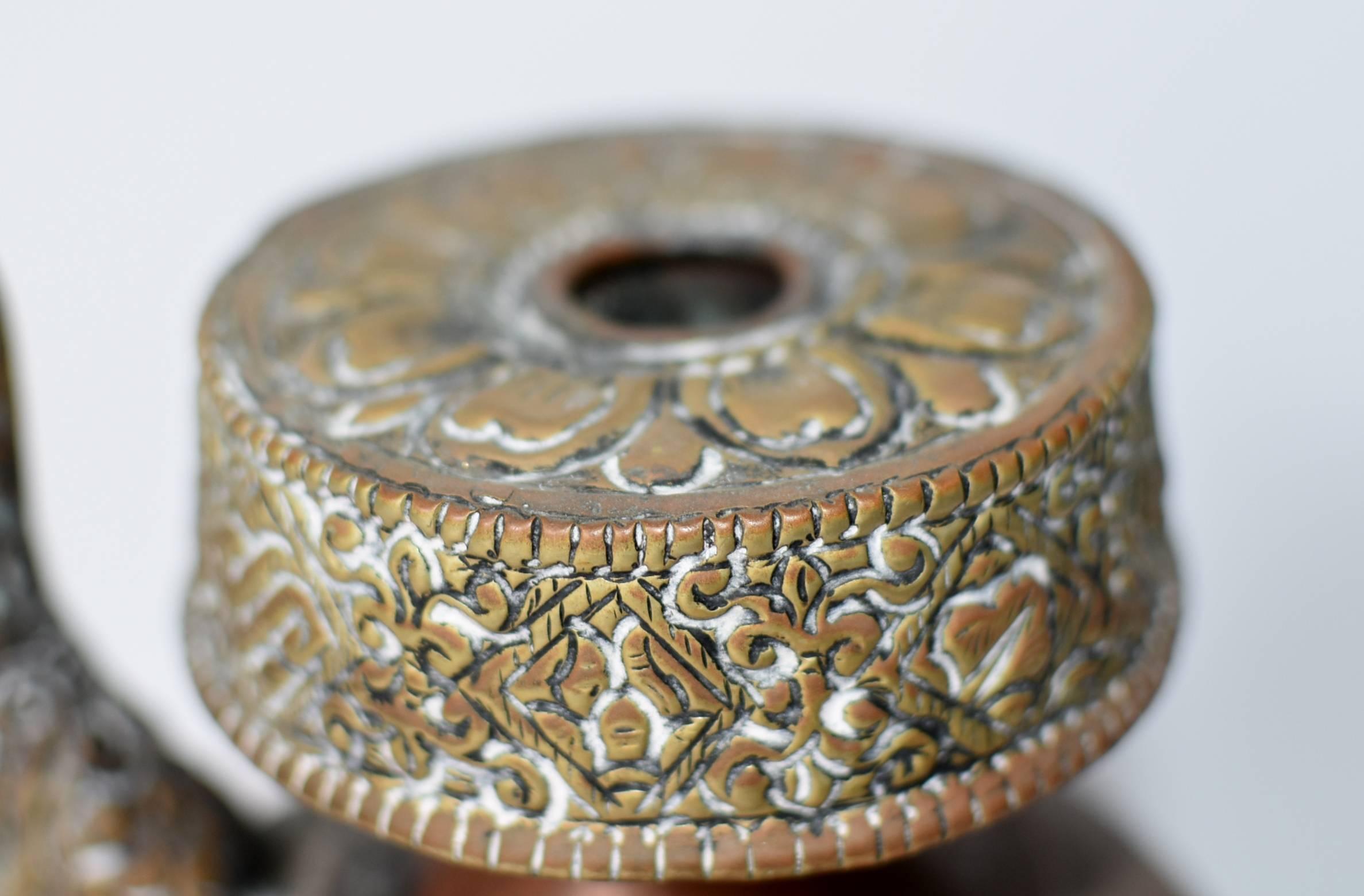 Brass Antique Copper Tibetan Pot, Bhumba